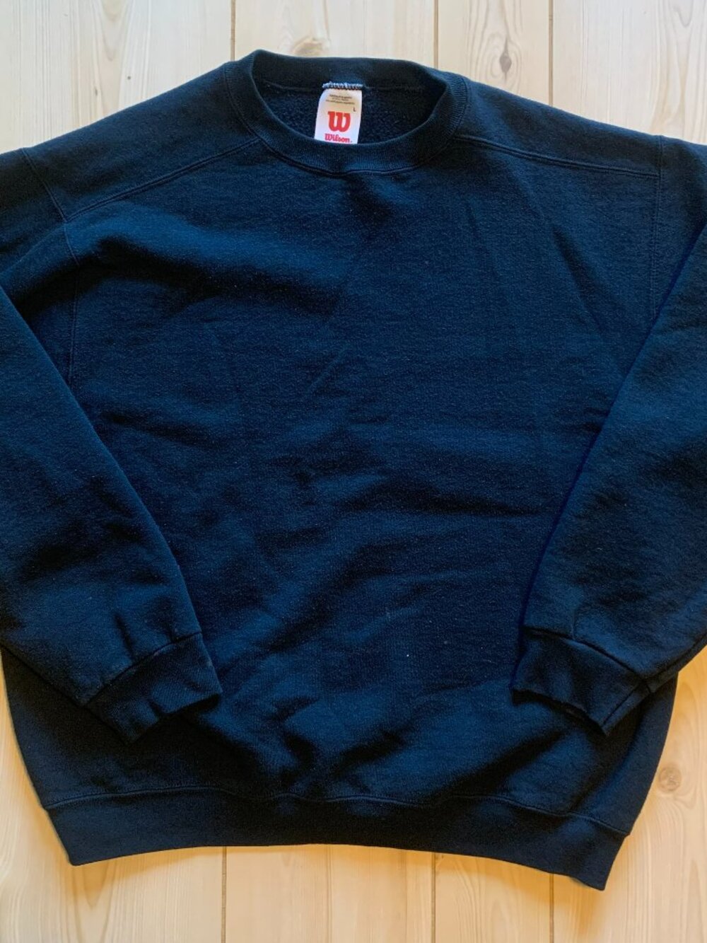 Vintage Y2K Wilson Sporting Goods Sports Basketball Football Blank Sweatshirt L